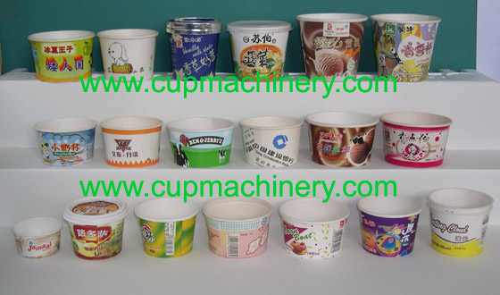 Ice cream paper cups